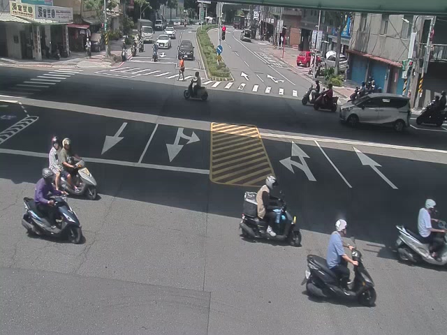 板橋區三民路、縣民大道(華翠橋)(南側路燈桿上) cctv 監視器 即時交通資訊