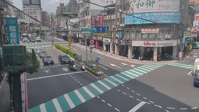 中和區中山路、漢民路口(南側號誌桿上) cctv 監視器 即時交通資訊