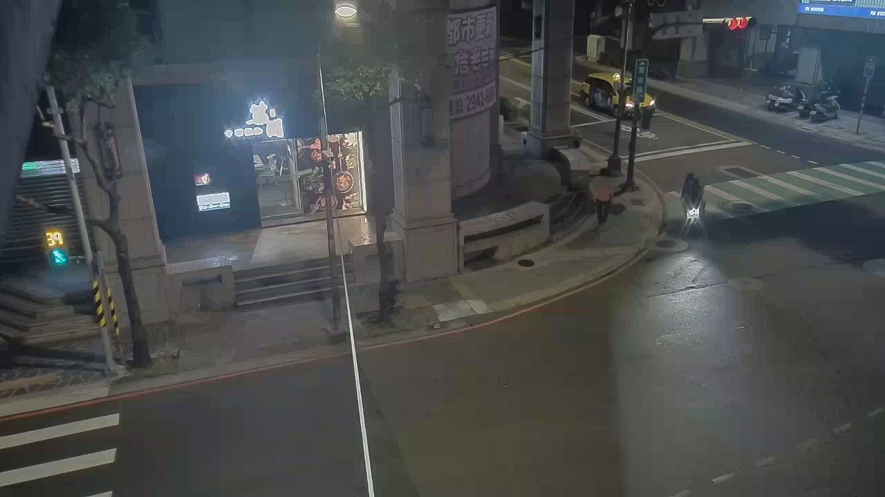 中和區中和路、景安路口(西側號誌桿上) cctv 監視器 即時交通資訊