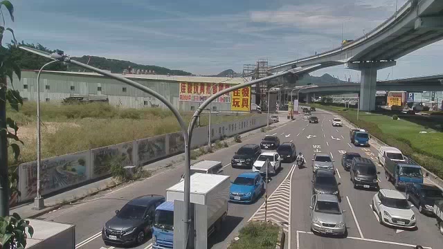 新莊區新五路、中山路口(北側號誌桿上) cctv 監視器 即時交通資訊